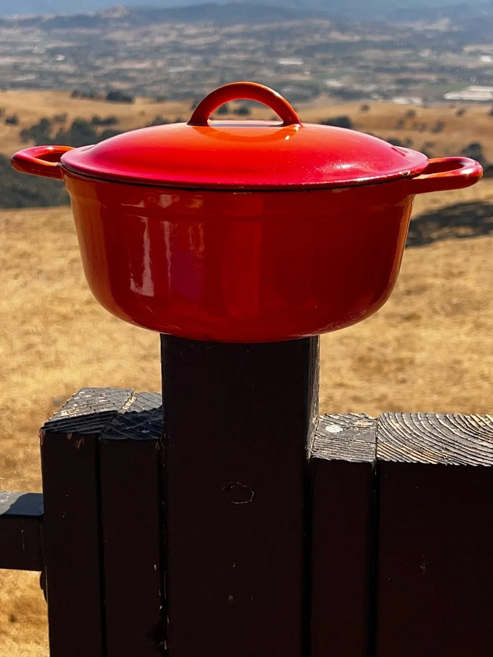 Descoware Belgium Vintage Flame Orange Enamel 8 